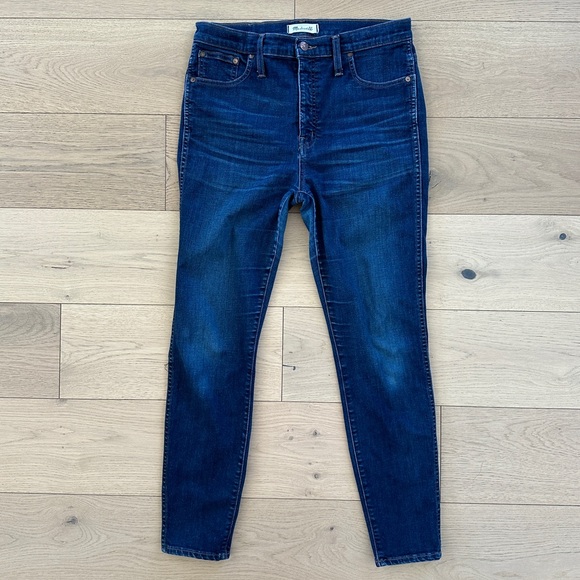 Madewell 10” High Riser Skinny Skinny Jeans Size 31 - Picture 2 of 8